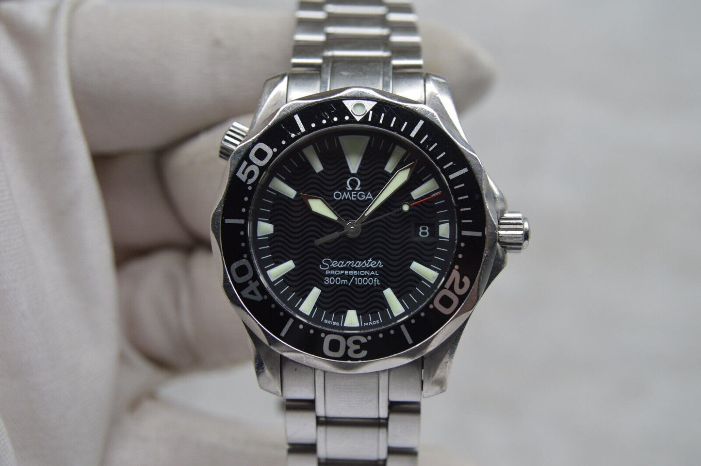 Omega Seamaster Professional 300M Black Dial 36MM Quartz 2262.50.00 Dive Watch