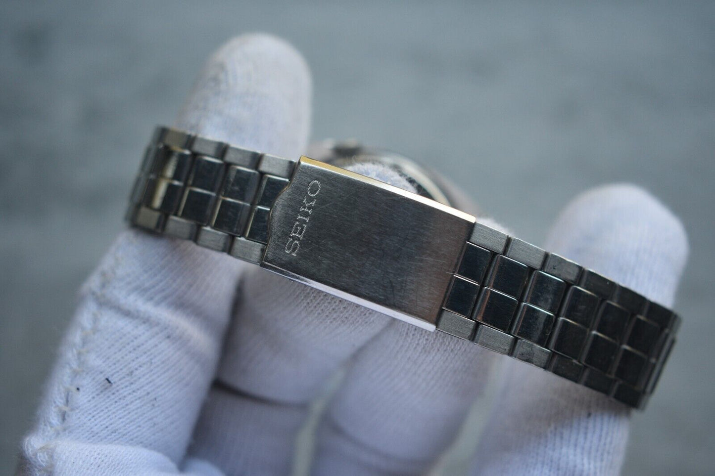 October 1980 Seiko Vintage 6309 Automatic Bracelet Rare Steel Day Date Watch