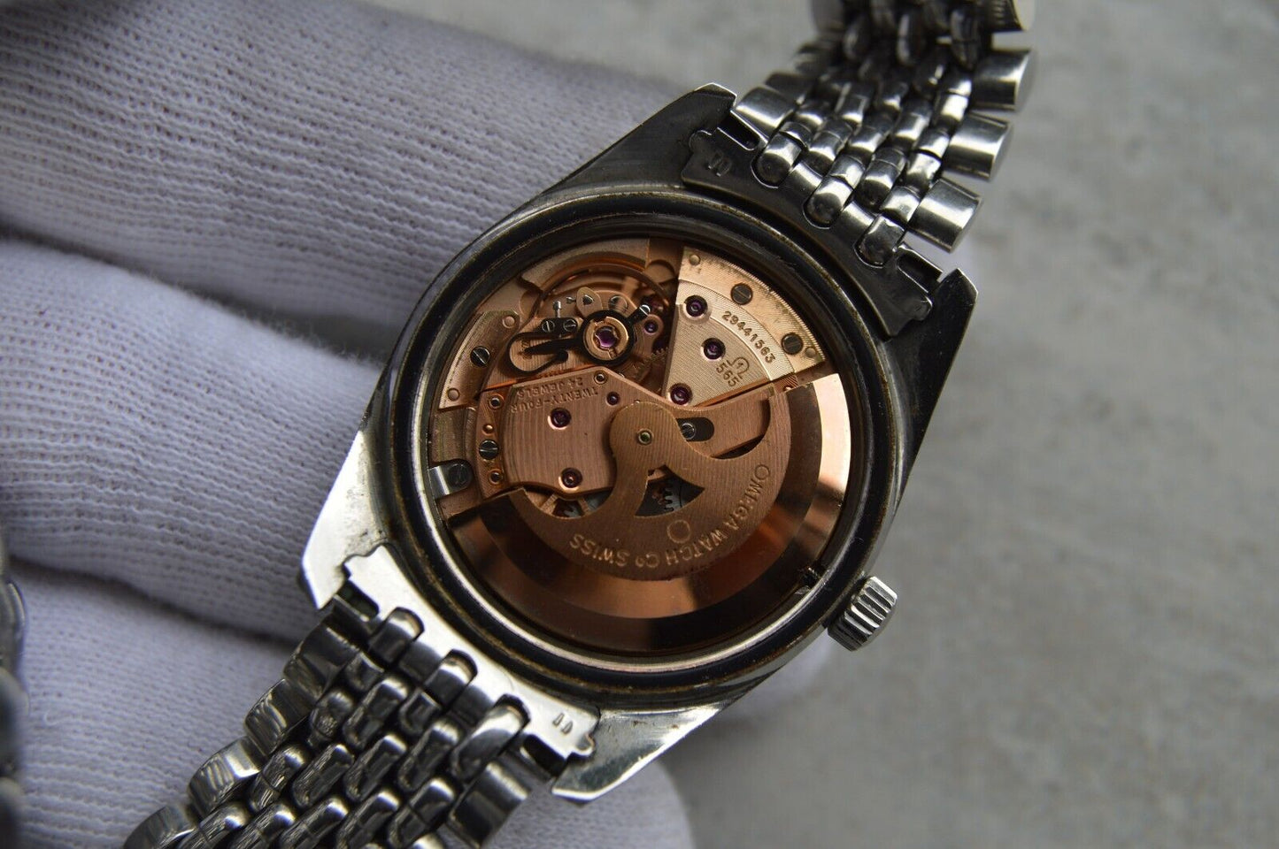 1969 Omega Seamaster Vintage Mens Automatic Beads Of Rice Bracelet Watch 166.010