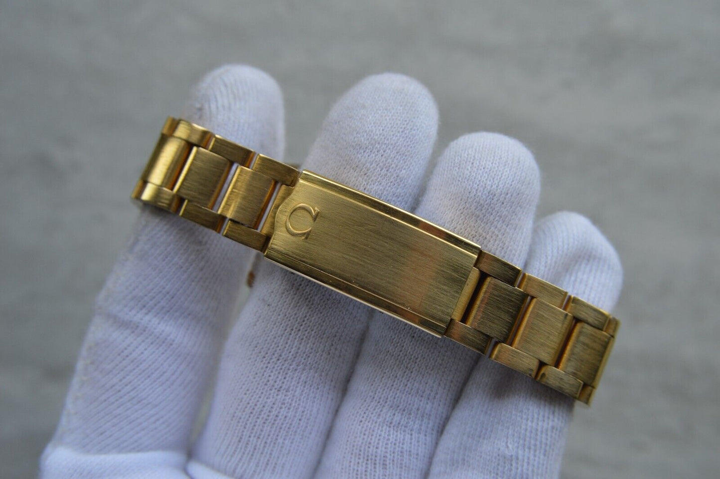 1975 Vintage Omega Geneve Gold Original Bracelet Men's Automatic Watch Day Date