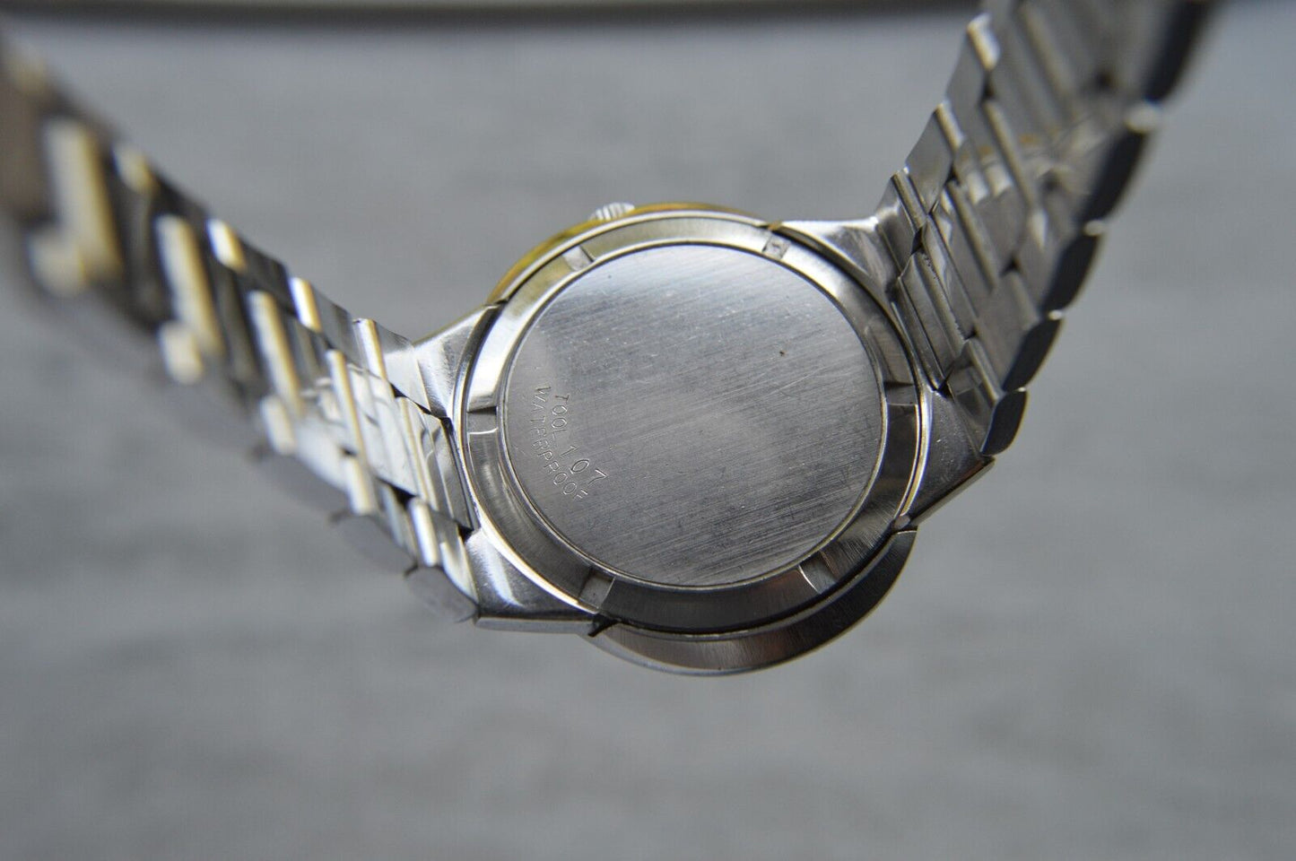1971 Omega Geneve Dynamic Black Dial Men's Rare Mechanical Steel Bracelet Watch