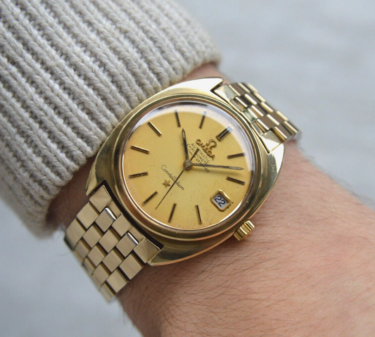 1971 Vintage Omega Constellation Gold Rare Men's Automatic Chronometer Watch