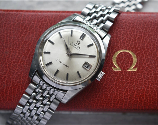 1969 Omega Seamaster Vintage Mens Automatic Beads Of Rice Bracelet Watch 166.010